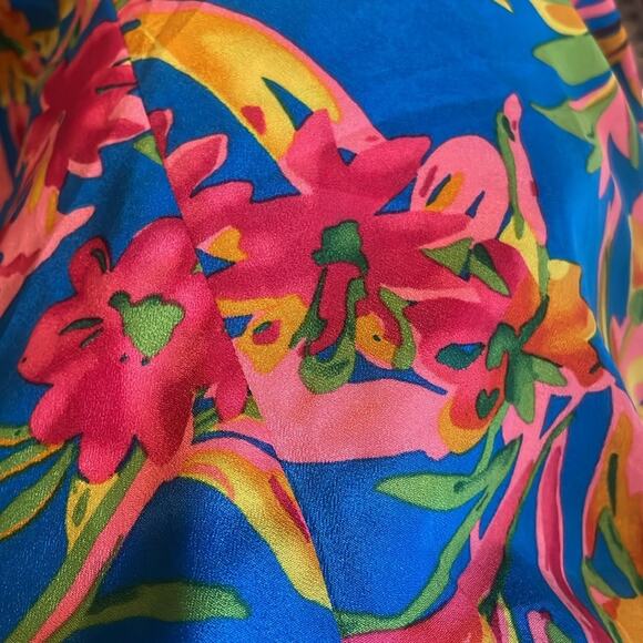Jcrew  factory sleeveless tropical print blouse size 2 - Picture 7 of 7